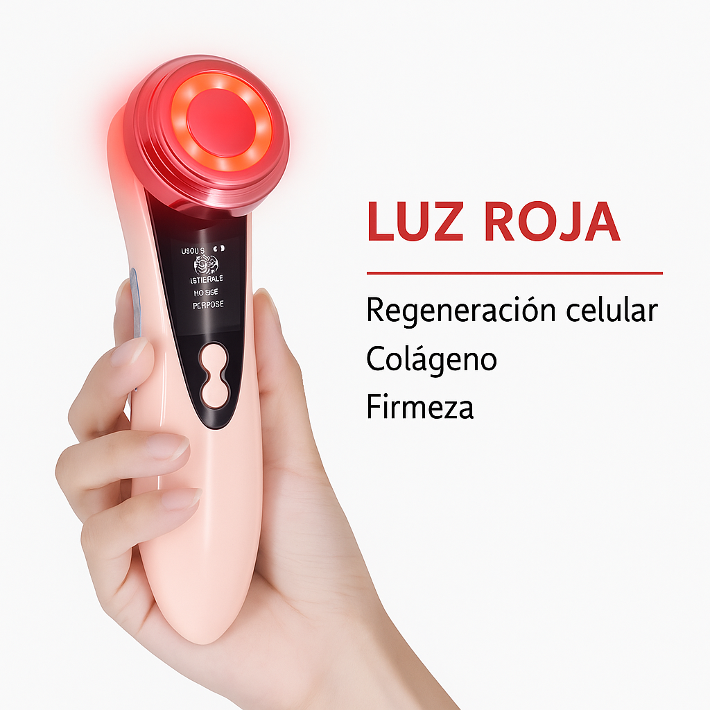 Masajeador facial Ledterapia