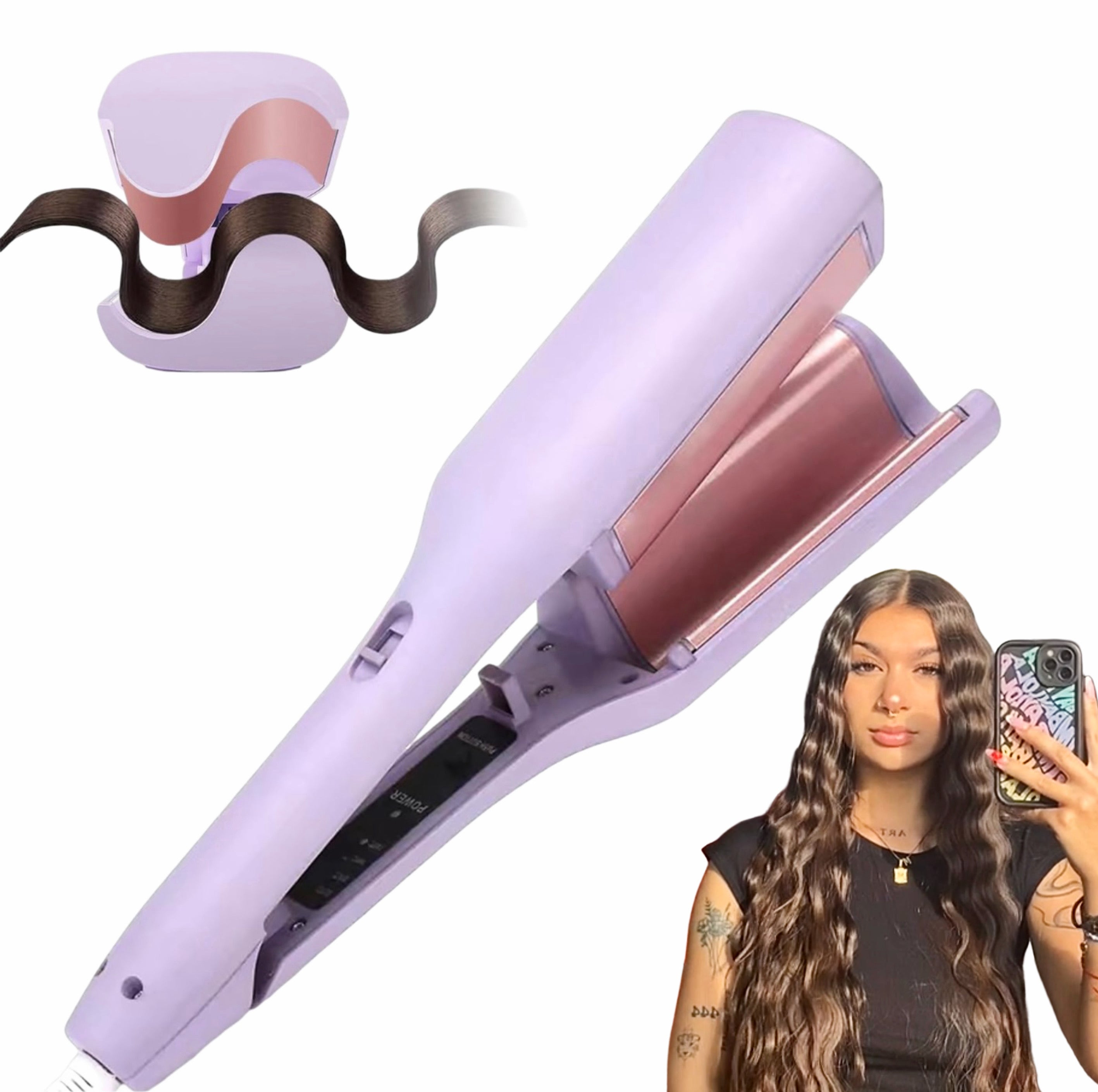 Ondulador de pelo - ondas surferas